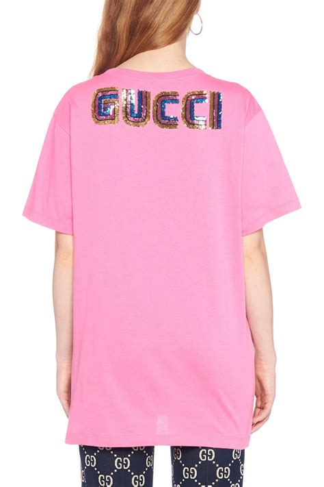 pink gucci t-shirt|gucci pink loafers.